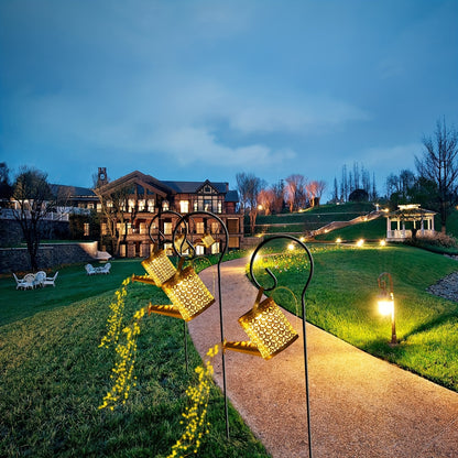 Solar Watering Can Garden Lights