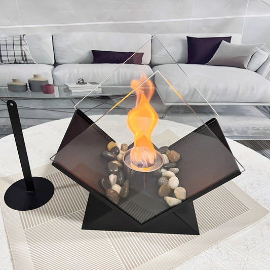 Metal Tabletop Bio-Ethanol Fireplace