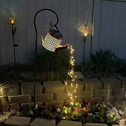 Solar Watering Can Garden Lights